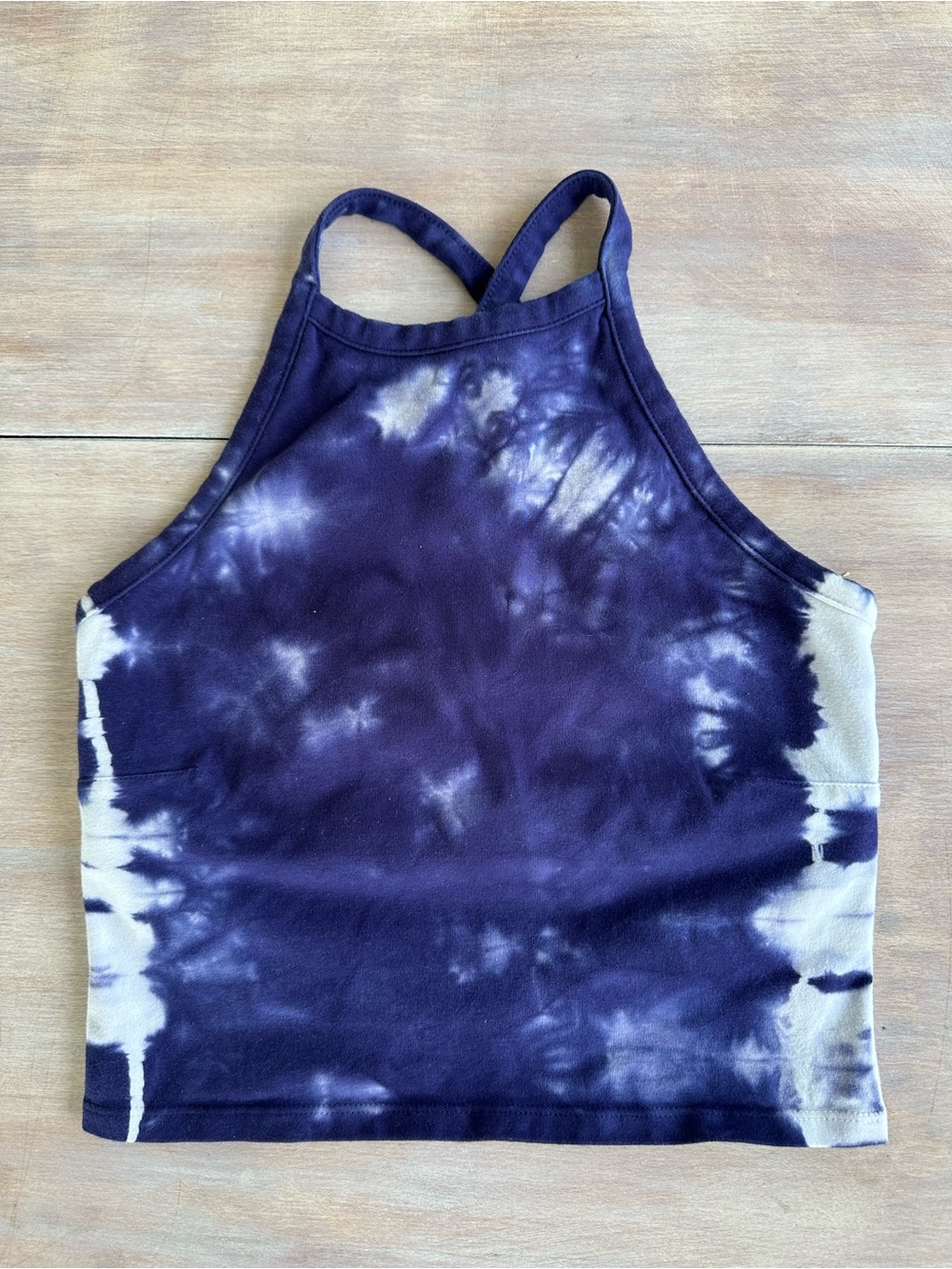 Forever 21 Blue Tie-Dye Bra Top